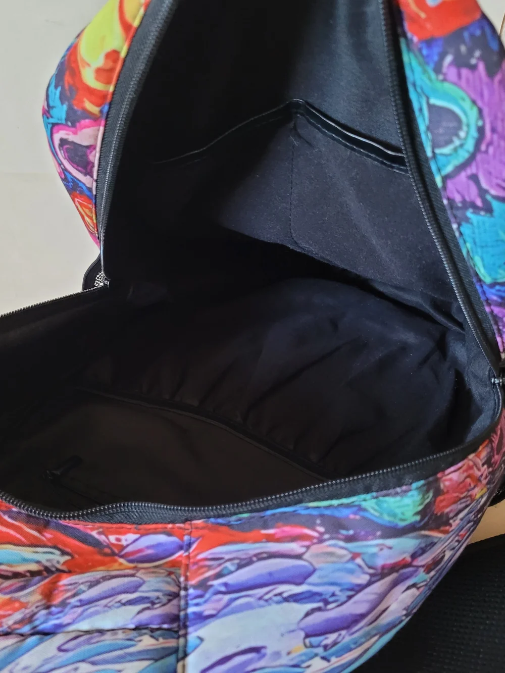 Van Gogh Grateful Dead Dancing Bears Print Backpack - Unbranded